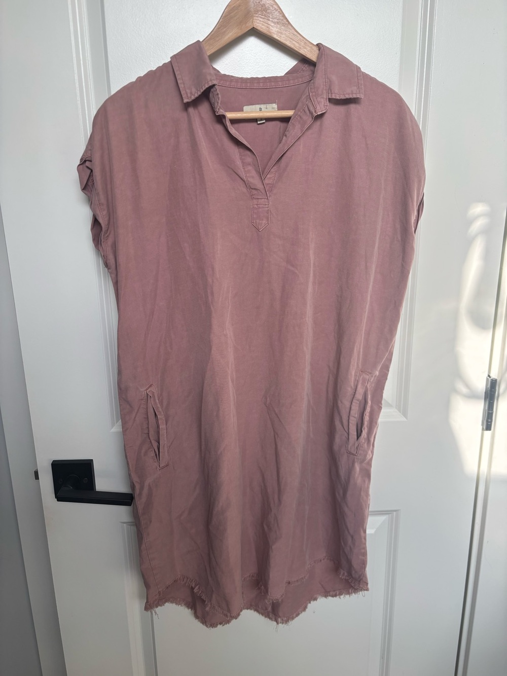 Thread & Supply Tunic Dress Size Small, Rose Color EUC